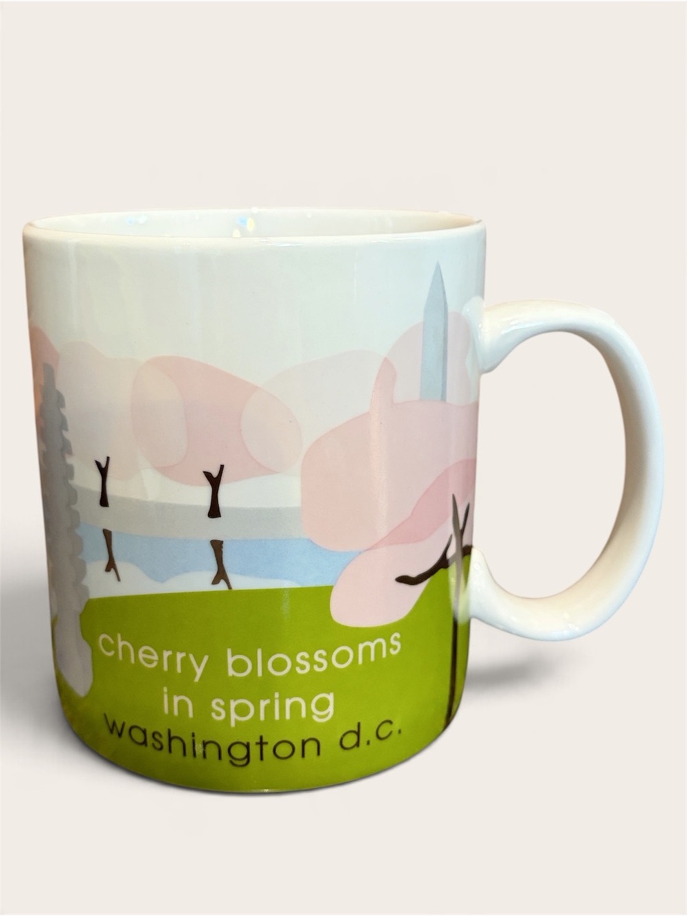 Starbucks 2007 “Cherry Blossoms in Spring” Washington DC 18 ounce Mug